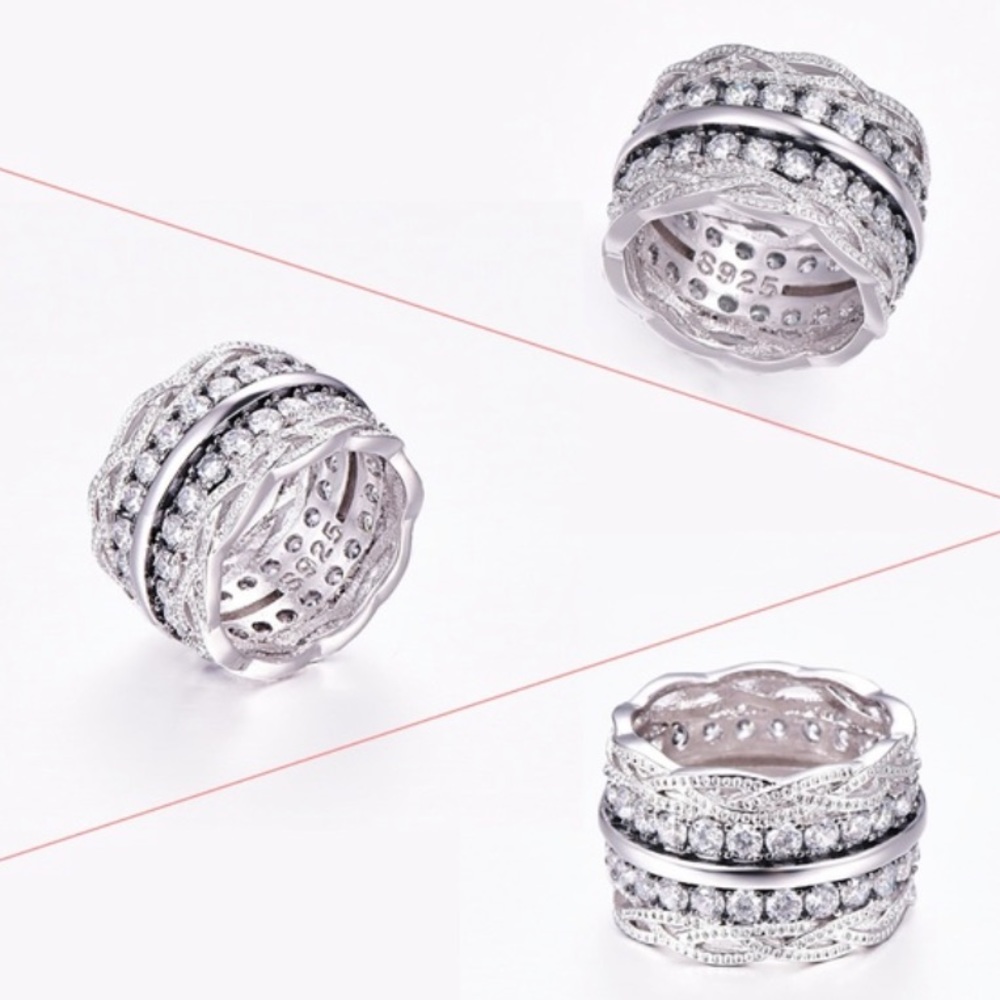 STERLING SILVER FASHION RING - Picture 10 of 11